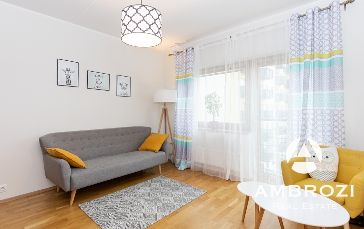 Beautiful, modern 2-room apartment with a pleasant atmosphere of comfort and warmth in Lasnamäe, Ümera 28
