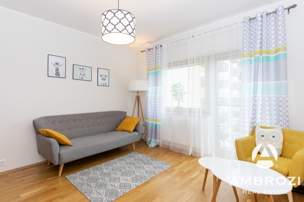 Kaunis, kaasaegne 2-toaline korter meeldiva õhkkonna ja soojusega Lasnamäel, Ümera 28
