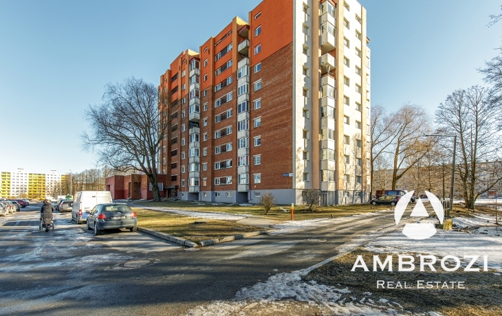 Spacious 3-room apartment for rent in Mustamäe, Sõpruse pst 179