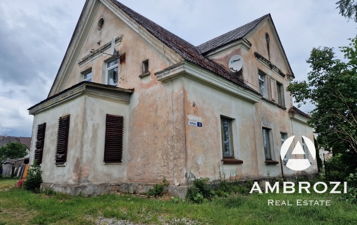 2-room apartment with its own yard in Sompa district, Kohtla-Järve