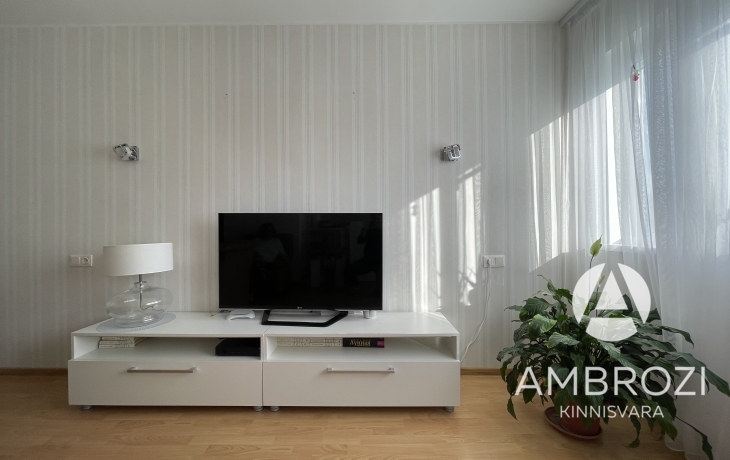 A 3-room apartment with high-quality renovation is for sale at Narva linn, Kangelaste 11