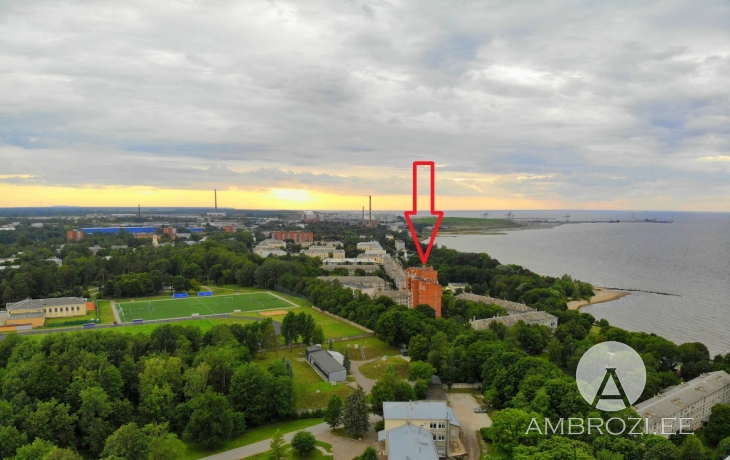 С панорамным видом на море, просторная 3-х комнатная квартира в Силламяэ, Kalda 24